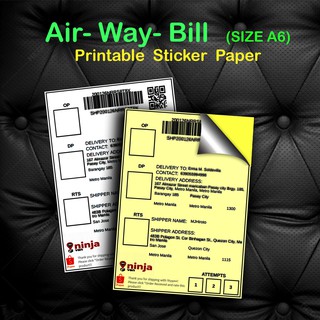 A6 Sticker Paper - Glossy/ Matte/ Semi (A6) 40s
