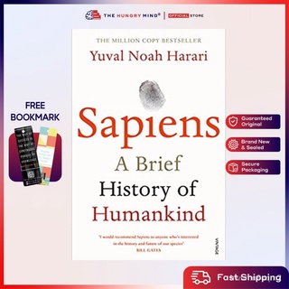 ☃2021Sapiens (ORIGINAL) A Brief History of Mankind by Yuval Harari Paperback Non Fiction Books Freeb