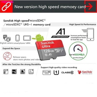 ∋№SANDISK Micro Sd Card Memory Card SD Card Ultra A1 16GB/32GB/64GB/128GB/256GB Free Adapter