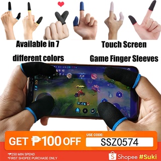 2pcs（1 Pair ）Game Finger Anti-Sweat Thumb Cover Professional Touch Screen Finger Sleeve for Mobile (1)
