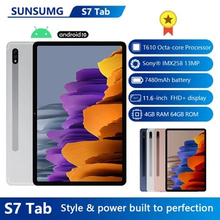 Brand New SUMSUMG Tab S7 12GB RAM + 512GB ROM Tablet PC Android Dual SIM HD Camera Learning Tablets