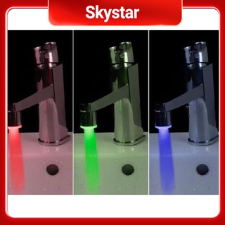Fashion Colorful Glow Shower Temperature Sensor LED Light Water Faucet Tap