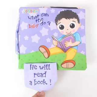 What can the baby do? Soft Cloth Book (4)