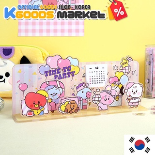 BTS BT21 Acrylic Stand Calendar Party Monopoly Official Goods
