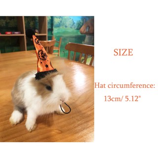 LIULIU Small Animal Santa Hat with Scarf Christmas Guinea Pig Costume Halloween Rat Cap Rabbit Clothing Set Xmas Gift Clothes Outfit for Sugar Glider Hamster Chinchilla Ferret Lizard (8)