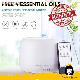 Air Treatment◑☑▧7 LED COLOR Aroma Diffuser (with 4 oils)