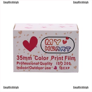 【spot goods】 ❆☂∈EmpRichhigh 35mm Color Print Film 135 Format Camera Lomo Holga Dedicated ISO 200