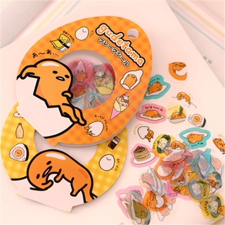 60 Pcs/Pack Sanrio Gudetama Lazy Egg Sealing Stickers Diary Label Stickers Pack Decorative Scrapbooking Diy Stickers School supplies