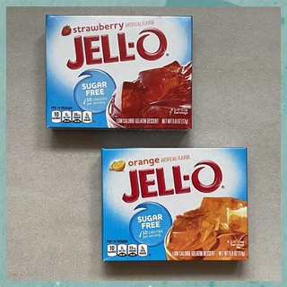 【Available】Jell-O Jello Sugar Free Gelatin (Orange/Strawberry)