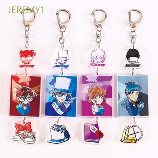 JEREMY1 Cute Keychain Creative Key Rings Detective Conan Anime Bag Pendant Cartoon Conan Heiji Furuya Acrylic Key Ring Holder