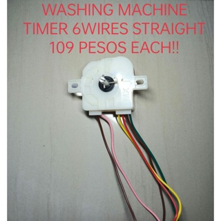washing machine timer 6wires straight ears