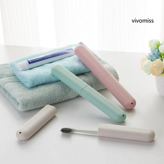 {Bathroom Accessories}Portable Concise Toothbrush Protect Holder Container Travel Storage Tube Cover