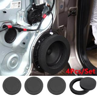 4Pcs 6.5'' Car Speaker Ring Audio Bass Door Trim Sound Insulation Cotton Sponge