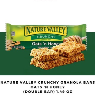 ◑Nature Valley Crunchy Granola Snack Bars Oats 'n Honey 1.49oz Double Bar