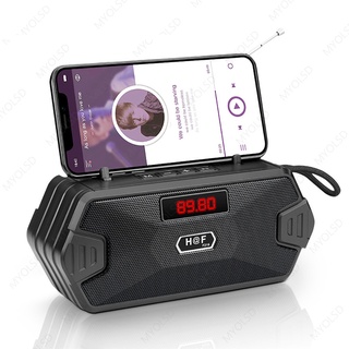 Portable Wireless Speaker Bluetooth-compatible FM Radio Outdoor Bass Loudspeaker Subwoofer caixa de