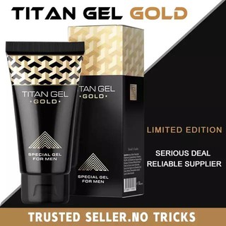 100% Original Authentic Titan Gel Gold/black 50ml