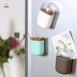 Simple Toothpick Storage Box/ Portable ABS Magnetic Toothpick Dispenser/ Toothpick Holder Container