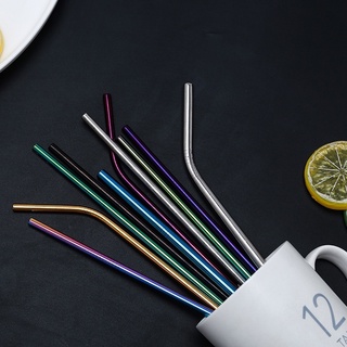 Drinking Straws Stainless Steel Straw Bend Straight And Curve