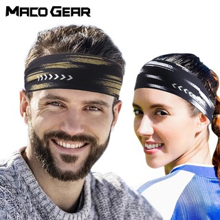 Professional Sports Headband Running Sweatband Reflective Strip Fitness Sweat Band Head Yoga Gym