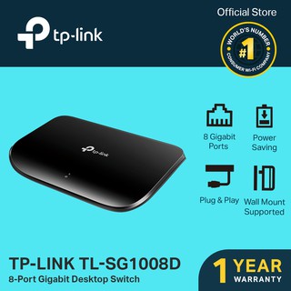 TP-Link TL-SG1008D 8-Port Gigabit Desktop Switch | Network Switch Hub | TP LINK