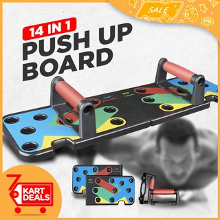 Pushup Board Rack Fitness Exercise Training 9 in 1 System Complete Set with Rubber Grip Foldable