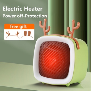 Mini Portable cute Electric Space Heater 400W Home Office Desktop Warm Air Heater Warmer Fan Silent