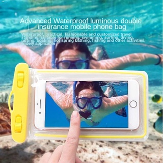 Dry Bags►SIMPLOVE Universal luminous mobile phone outdoor rafting diving underwater photo waterproof