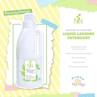 Nature to Nurture Free and Clear Liquid Laundry Detergent 1000 ml