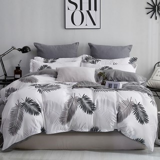 Big banana leaf duvet cover cozy bedding set soft and comfortable (6)