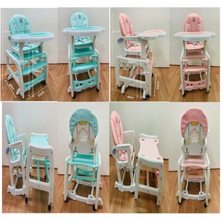 Baby High Chair and Convertible Table Seat Booster Toddler High Chair