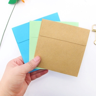 10*10cm Square Small Color Envelope Greeting Card Envelope Invitation Letter Envelope