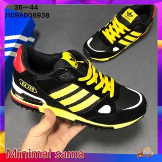 In Stock Adidas clover ZX750 Black and yellow men's and women's leisure sports shoes