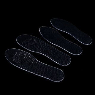 Northvotescastwell 1 Pair Silicone Gel Cushion Insoles Shoe Inserts Pads Foot Care Pain Relief NVCW