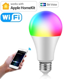 Apple Homekit WIFI LED Smart lamp 15W RGB Siri Voice Control Smart Home Bulb Work With Dohome Apple