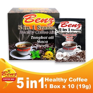 BENZ Tongkat ali, Maca and Stevia Strong Healthy Coffee 10sachet/box