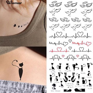 [Wismar] Removable Fake Transfer Tattoo Stickers Waterproof Arm Body Art