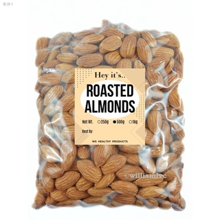 ∋۞Roasted Whole Almonds (500g & 1kg)