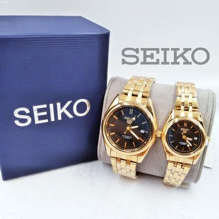 Women Watches❈☑S421 Seiko 5 Automatic Hand Movement Stainless steel Men Women Fashion Jewelry watche
