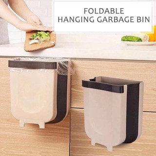 [COD] Kitchen Cabinet Hanging Foldable Trash Bin Trash Can Easy Open and Clean