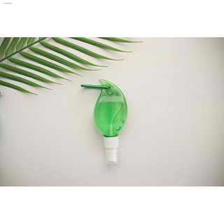 New products▣50ml Leaf Shaped alcohol Spray Bottle with Carabiner Keychain