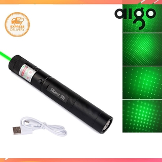 HOT-COD Red Laser Torch Flashlight USB Charge Outdoor Instruction Laser Pointer Pen (3)