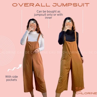 Overall Jumpsuit Solid Jumpsuit With Pockets