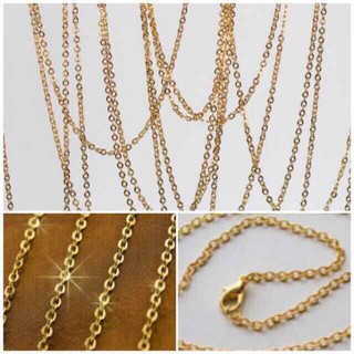10PCS-Stainless steel chain-GOLD/SILVER-