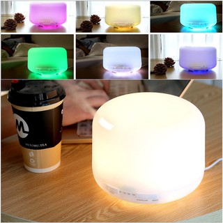 Aromatherapy Essential Oil Diffuser Air Humidifier 500ml 7LED Waterless Auto Off for Office Yoga