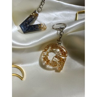 Resin Letter/Initial Keychains