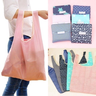 【spot goods】□Foldable Recycle Bag Eco Reusable Shopping Bags Grocery