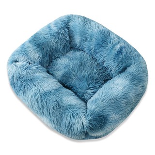 ♂Rectangle Long Plush Dog Bed Anti Slip Botton Warm Winter Puppy Cushion Mat Pet Supplies For Small
