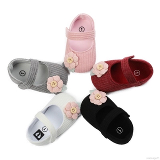 New Baby Girl Anti-Slip Casual Walking Shoes Flower Sneakers Soft Soled First Walkers