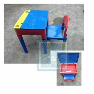 Study table with one chair for kids (5)
