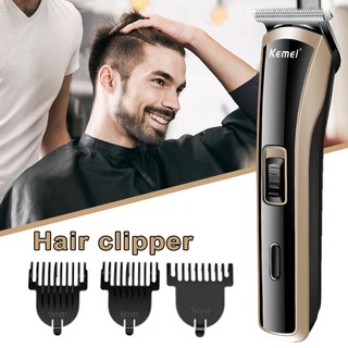Electric Hair Clipper Cordless Beard Trimmer Rechargeable Hair Grooming Kit for Men